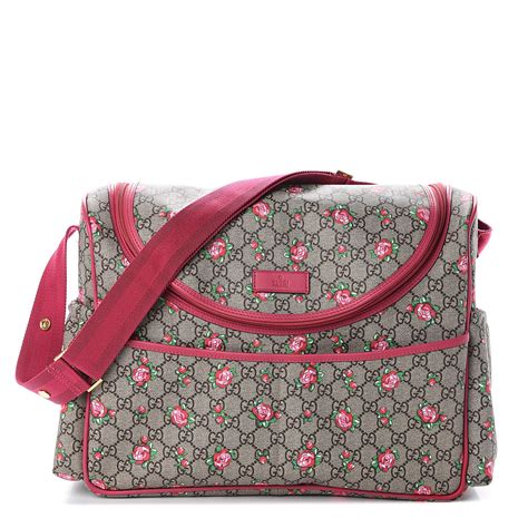 pink gucci baby carrier|authentic Gucci diaper bag.